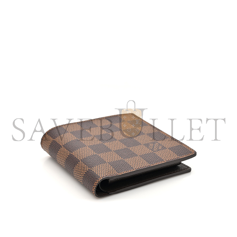 LOUIS VUITTON DAMIER EBENE MARCO WALLET M62288 (12*9*1cm)